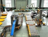 自動裝箱機(jī)器人碼垛包裝線