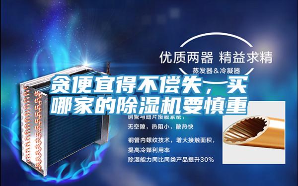 貪便宜得不償失，買哪家的除濕機要慎重