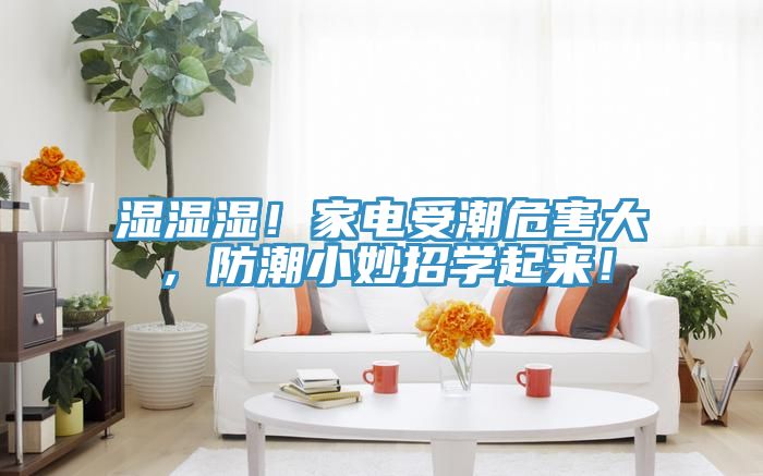 濕濕濕！家電受潮危害大，防潮小妙招學(xué)起來(lái)！