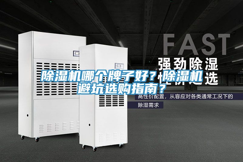 除濕機哪個牌子好？除濕機避坑選購指南？