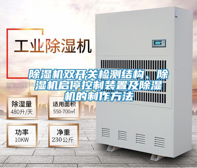 除濕機(jī)雙開關(guān)檢測結(jié)構(gòu)、除濕機(jī)啟?？刂蒲b置及除濕機(jī)的制作方法