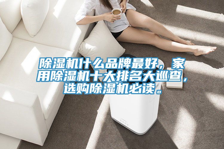 除濕機什么品牌最好，家用除濕機十大排名大巡查，選購除濕機必讀。
