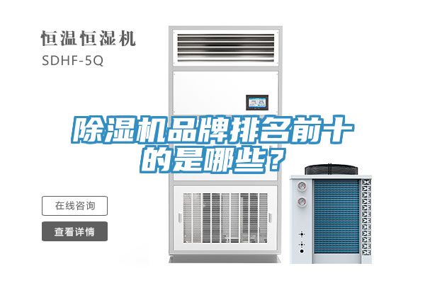 除濕機(jī)品牌排名前十的是哪些？