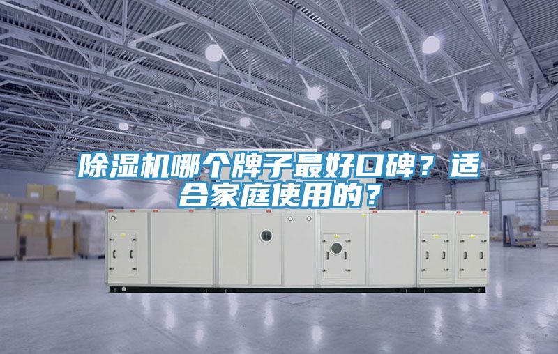 除濕機哪個牌子最好口碑？適合家庭使用的？