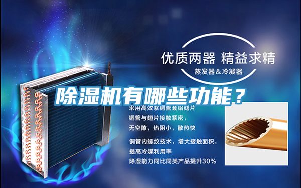 除濕機有哪些功能？