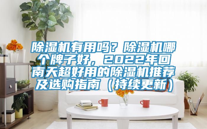 除濕機(jī)有用嗎？除濕機(jī)哪個牌子好，2022年回南天超好用的除濕機(jī)推薦及選購指南（持續(xù)更新）
