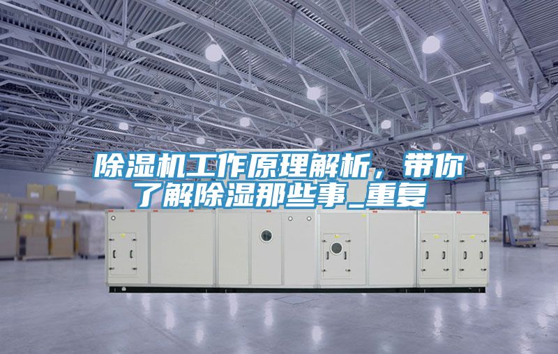 除濕機(jī)工作原理解析，帶你了解除濕那些事_重復(fù)