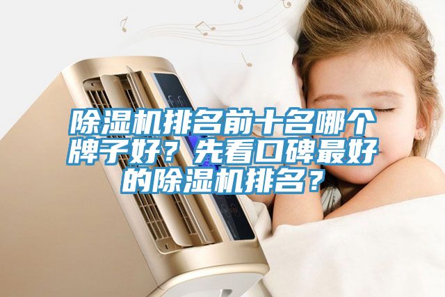 除濕機(jī)排名前十名哪個(gè)牌子好？先看口碑最好的除濕機(jī)排名？